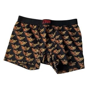 The Legend of ZELDA Boxer Briefs Mens Size Large Black with Design Nintendo